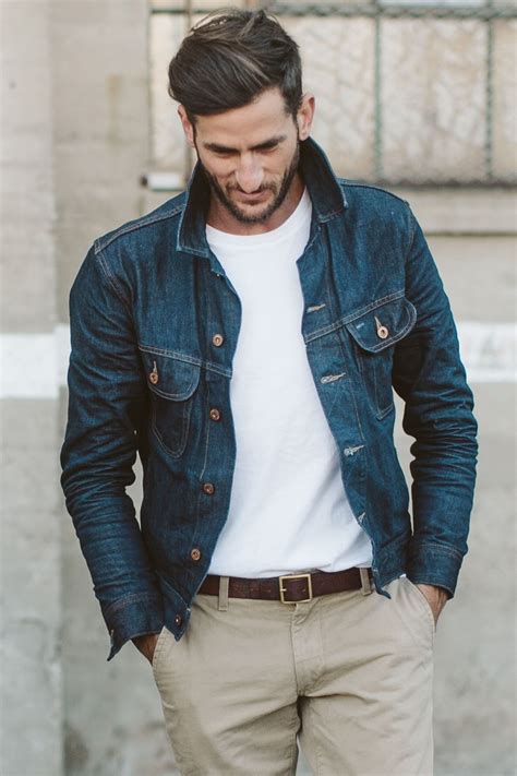 Men's luxury denim: jackets, jeans, and shirts 